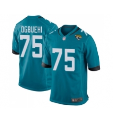 Men's Jacksonville Jaguars #75 Cedric Ogbuehi Game Teal Green Alternate Football Jersey