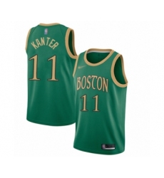 Women's Boston Celtics #11 Enes Kanter Swingman Green Basketball Jersey - 2019 20 City Edition