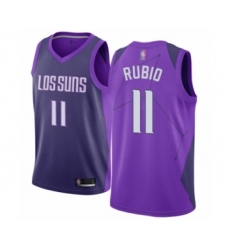 Women's Phoenix Suns #11 Ricky Rubio Swingman Purple Basketball Jersey - City Edition