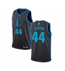 Women's Dallas Mavericks #44 Justin Jackson Swingman Charcoal Basketball Jersey - City Edition