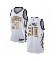 Women's Atlanta Hawks #30 Damian Jones Swingman White Basketball Jersey - City Edition