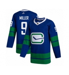 Youth Vancouver Canucks #9 J.T. Miller Authentic Royal Blue Alternate Hockey Jersey