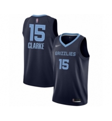 Women's Memphis Grizzlies #15 Brandon Clarke Swingman Navy Blue Finished Basketball Jersey - Icon Edition