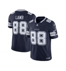 Men's Nike Dallas Cowboys #88 CeeDee Lamb Navy 2023 F.U.S.E. Limited Stitched Football Jersey