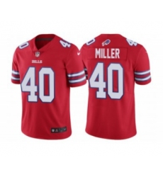 Men's Buffalo Bills #40 Von Miller Red Vapor Untouchable Limited Stitched Jersey