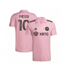 Men's Inter Miami CF #10 Lionel Messi Pink Soccer Jersey