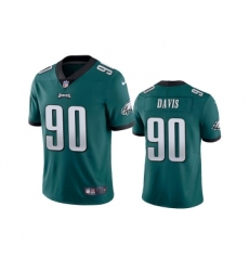Men's Nike Philadelphia Eagles #90 Jordan Davis Green Vapor Untouchable Limited Stitched Jersey