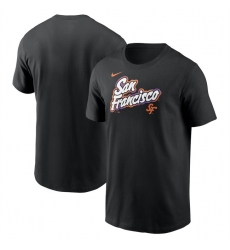 Men's San Francisco Giants Black 2025 City Connect Wordmark T-Shirt