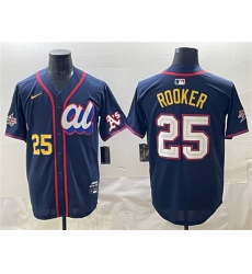 Men's American League #25 Brent Rooker Navy 2025 All-Star Edition Limited Stitched Baseball Jersey