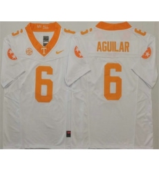Men's Tennessee Volunteers #6 Joey Aguilar White 2024 FUSE College Football Jersey