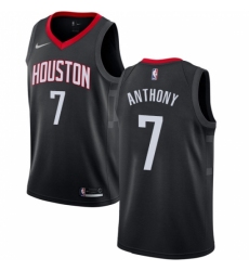 Women's Nike Houston Rockets #7 Carmelo Anthony Swingman Black NBA Jersey Statement Edition