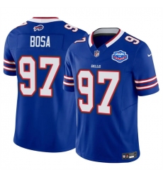 Men's Buffalo Bills #97 Joey Bosa Blue 2025 F.U.S.E. With Farewell Vapor Untouchable Limited Football Stitched Jersey