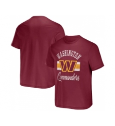Men's Washington Commanders Burgundy x Darius Rucker Collection Stripe T-Shirt