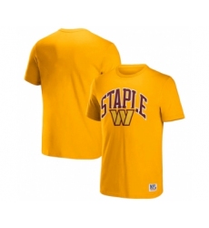 Men's Washington Commanders x Staple Yellow Logo Lockup T-Shirt