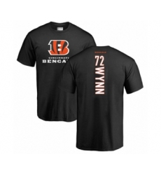 Football Cincinnati Bengals #72 Kerry Wynn Black Backer T-Shirt
