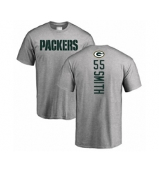 Football Green Bay Packers #55 Za'Darius Smith Ash Backer T-Shirt