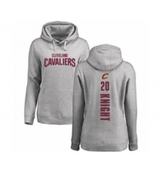 Basketball Women's Cleveland Cavaliers #20 Brandon Knight Ash Backer Pullover Hoodie