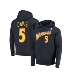 Men's Golden State Warriors #5 Kevon Looney 2021 Black Pullover Basketball Hoodie