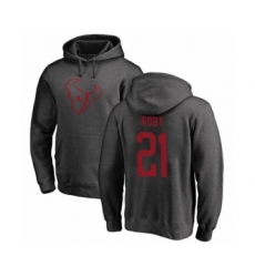 Football Houston Texans #21 Bradley Roby Ash One Color Pullover Hoodie