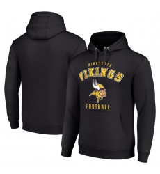 Men's Minnesota Vikings Black Pullover Hoodie