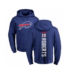 Football Buffalo Bills #19 Andre Roberts Royal Blue Backer Pullover Hoodie