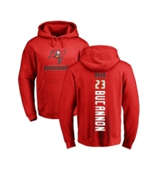 Football Tampa Bay Buccaneers #23 Deone Bucannon Red Backer Pullover Hoodie