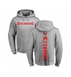 Football Tampa Bay Buccaneers #34 Mike Edwards Ash Backer Pullover Hoodie