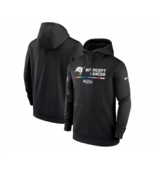 Men's Tampa Bay Buccaneers 2022 Black Crucial Catch Therma Performance Pullover Hoodie