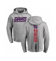 Football New York Giants #44 Markus Golden Ash Backer Pullover Hoodie