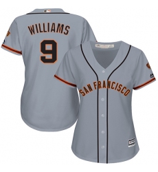 Women's Majestic San Francisco Giants #9 Matt Williams Replica Grey Road Cool Base MLB Jersey
