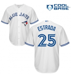 Youth Majestic Toronto Blue Jays #25 Marco Estrada Authentic White Home MLB Jersey