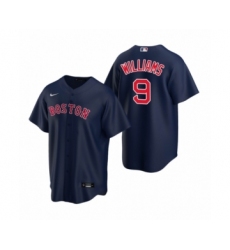 Youth Boston Red Sox #9 Ted Williams Nike Navy Replica Alternate Jersey