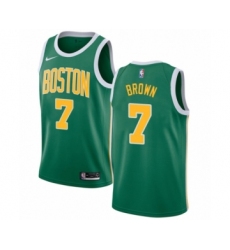 Women's Nike Boston Celtics #7 Jaylen Brown Green Swingman Jersey - Earned Edition