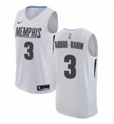 Women's Nike Memphis Grizzlies #3 Shareef Abdur-Rahim Swingman White NBA Jersey - City Edition