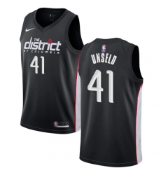 Women's Nike Washington Wizards #41 Wes Unseld Swingman Black NBA Jersey - City Edition