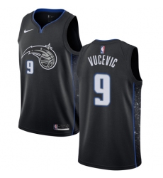 Youth Nike Orlando Magic #9 Nikola Vucevic Swingman Black NBA Jersey - City Edition
