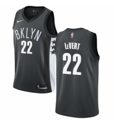 Youth Nike Brooklyn Nets #22 Caris LeVert Swingman Gray NBA Jersey Statement Edition