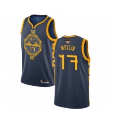 Women's Golden State Warriors #17 Chris Mullin Swingman Navy Blue Basketball 2019 Basketball Finals Bound Jersey - City Edition