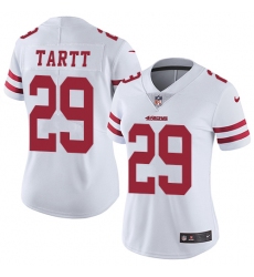 Women's Nike San Francisco 49ers #29 Jaquiski Tartt Elite White NFL Jersey