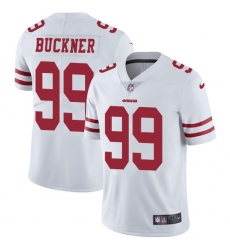 Men's Nike San Francisco 49ers #99 DeForest Buckner White Vapor Untouchable Limited Player NFL Jersey