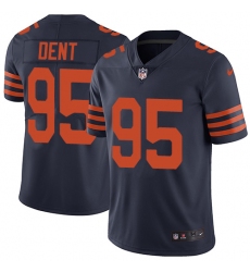 Men's Nike Chicago Bears #95 Richard Dent Navy Blue Alternate Vapor Untouchable Limited Player NFL Jersey