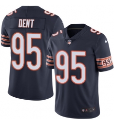Youth Nike Chicago Bears #95 Richard Dent Navy Blue Team Color Vapor Untouchable Limited Player NFL Jersey