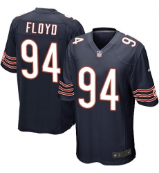 Men's Nike Chicago Bears #94 Leonard Floyd Game Navy Blue Team Color NFL Jersey