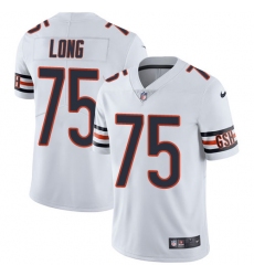 Youth Nike Chicago Bears #75 Kyle Long White Vapor Untouchable Limited Player NFL Jersey