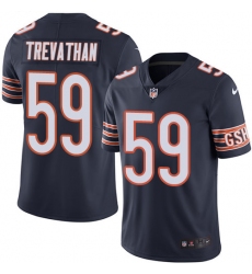 Men's Nike Chicago Bears #59 Danny Trevathan Navy Blue Team Color Vapor Untouchable Limited Player NFL Jersey