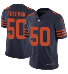 Youth Nike Chicago Bears #50 Jerrell Freeman Navy Blue Alternate Vapor Untouchable Limited Player NFL Jersey