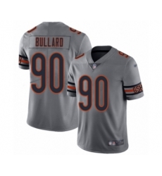 Youth Chicago Bears #90 Jonathan Bullard Limited Silver Inverted Legend Football Jersey