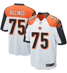 Men's Nike Cincinnati Bengals #75 Andrew Billings Game White NFL Jersey