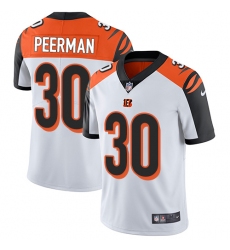 Men's Nike Cincinnati Bengals #30 Cedric Peerman Vapor Untouchable Limited White NFL Jersey