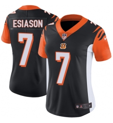 Women's Nike Cincinnati Bengals #7 Boomer Esiason Vapor Untouchable Limited Black Team Color NFL Jersey